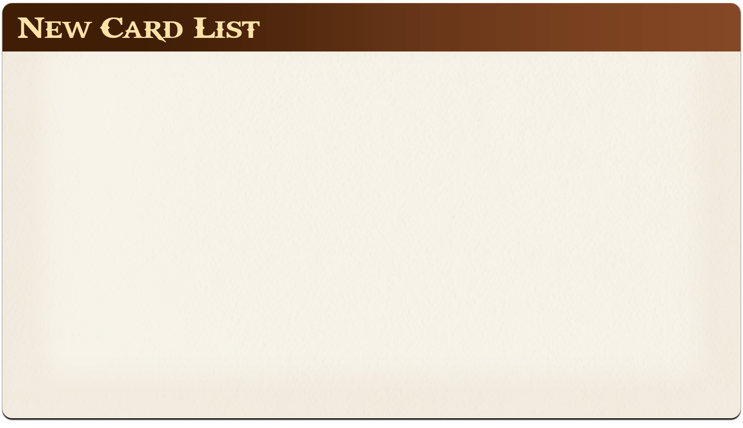 BACKGROUND CARD
