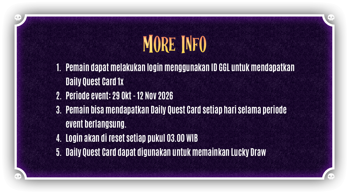 INFO POP UP