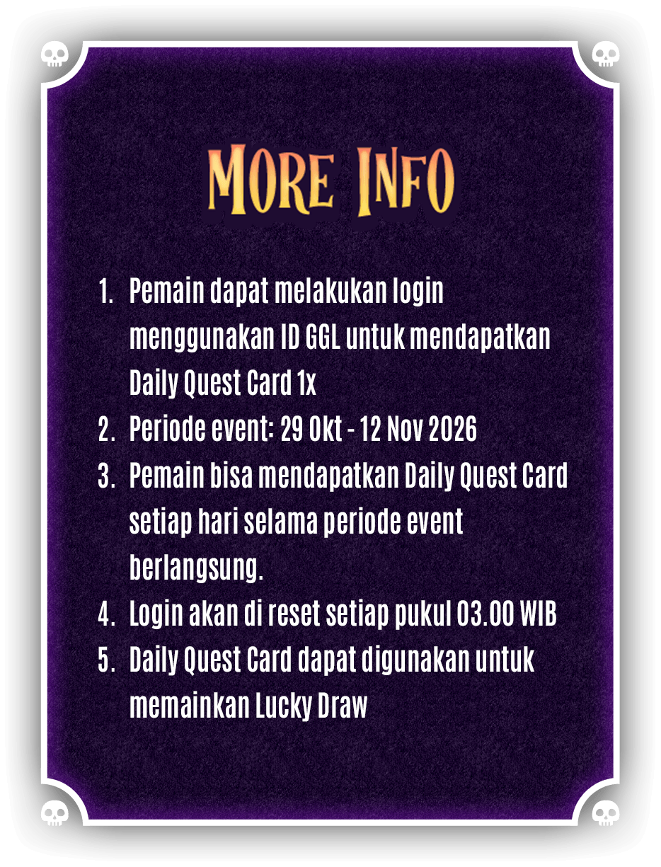 INFO POP UP MOBILE