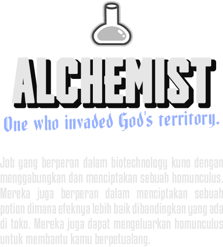 DESCRIPTION ALCHEMIST
