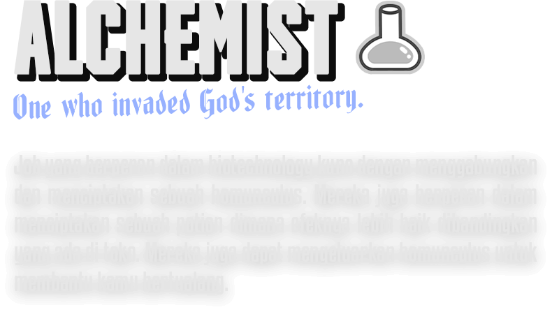 DESCRIPTION MOBILE ALCHEMIST