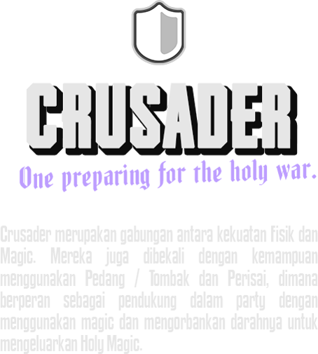 DESCRIPTION CRUSADER