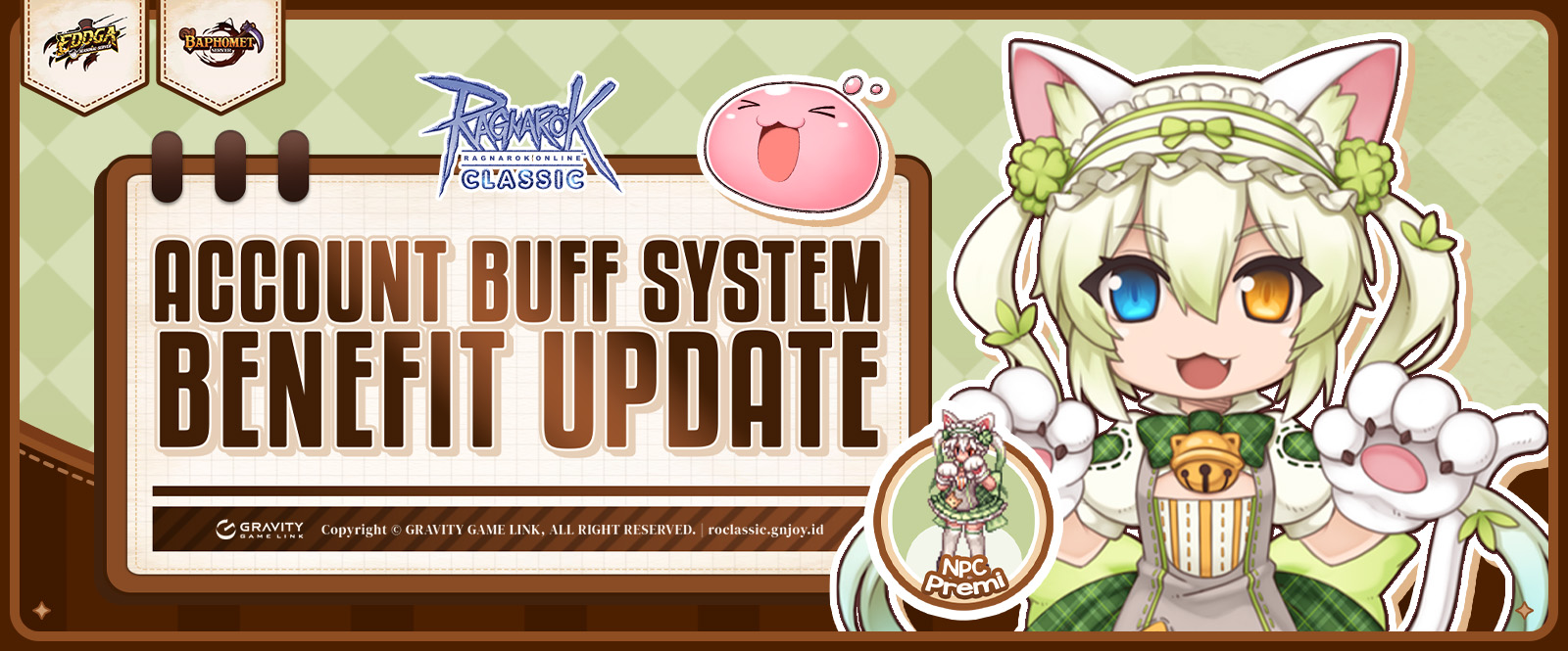 Ragnarok Classic | [GLOBAL] Account Buff System New Benefit